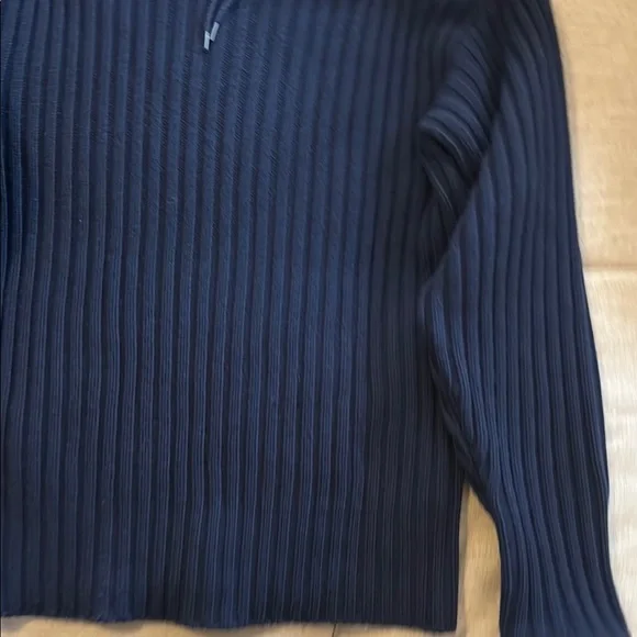 Men's 007 Ribbed Army Sweater - Picture 4 of 8